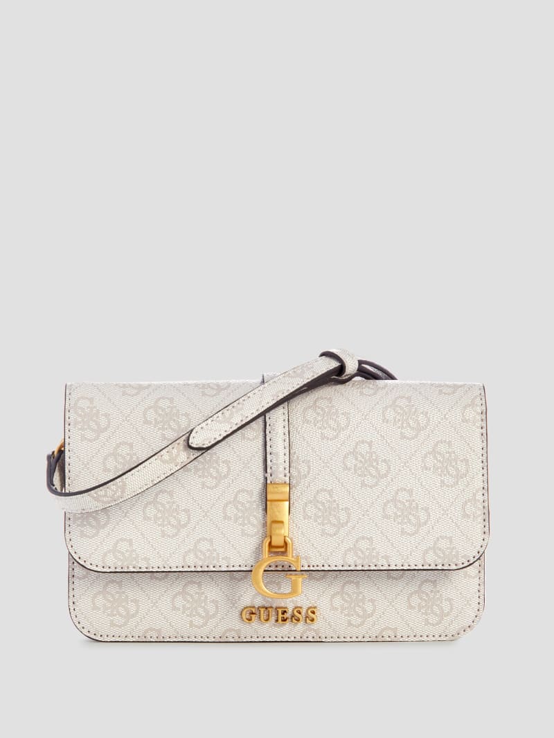 Guess James Quattro G Crossbody Organizer Wallet - Dove Logo Guess James Quattro G Crossbody Organizer Wallet - Dove Logo