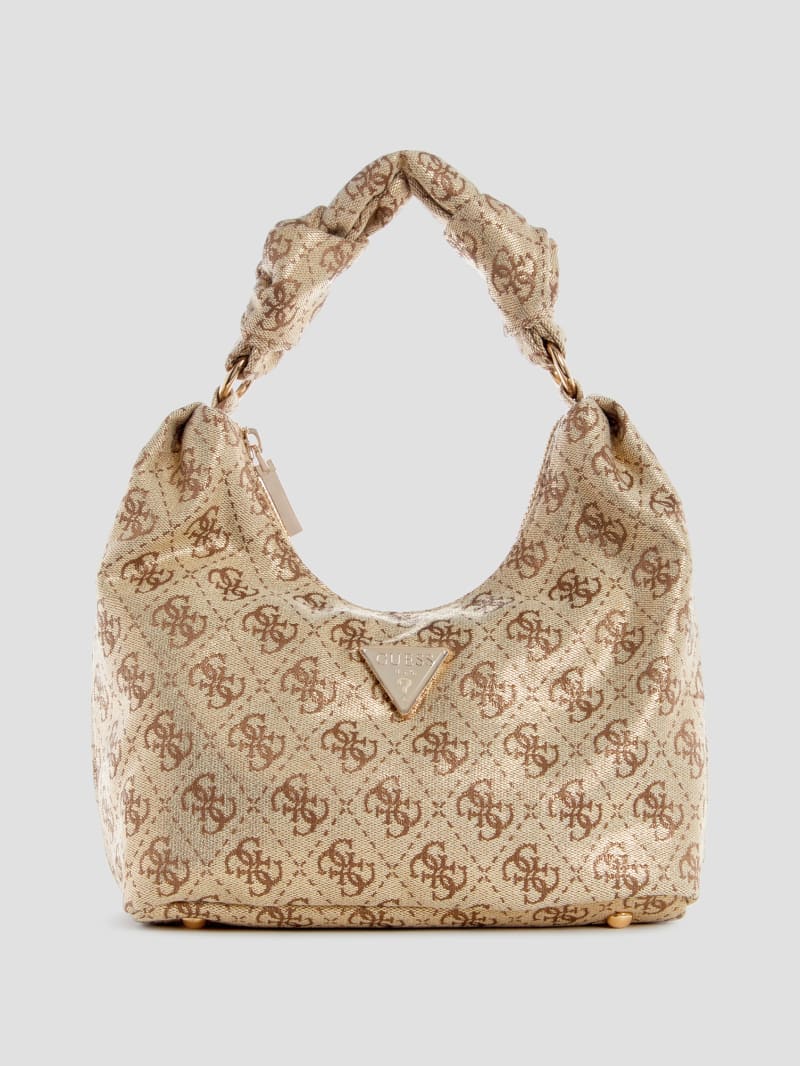 Guess Velina Quattro G Hobo Bag - Monogram Wash Guess Velina Quattro G Hobo Bag - Monogram Wash