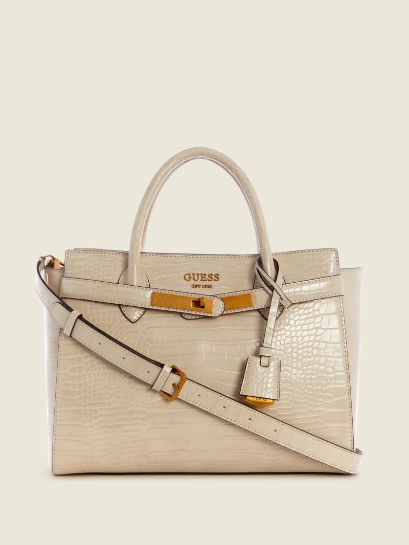 Guess Enisa High Society Satchel - Brun/ Egyptian Brown Guess Enisa High Society Satchel - Brun/ Egyptian Brown