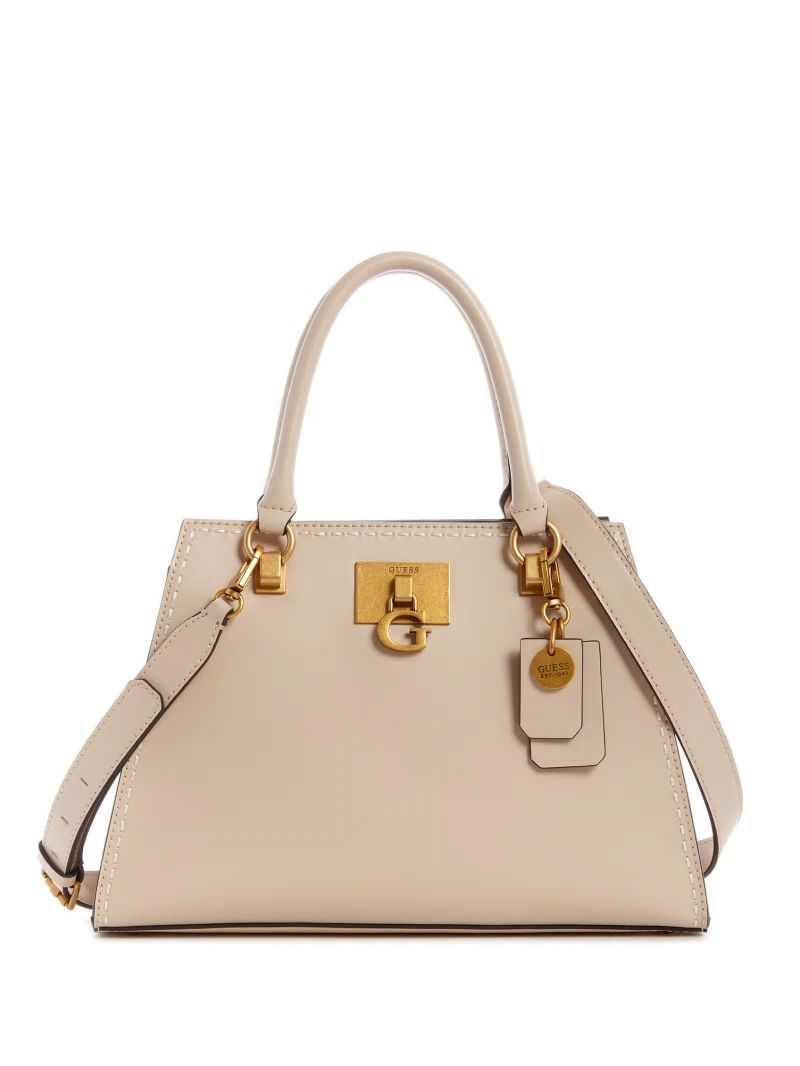 Guess Stephi Girlfriend Satchel - Beige Guess Stephi Girlfriend Satchel - Beige