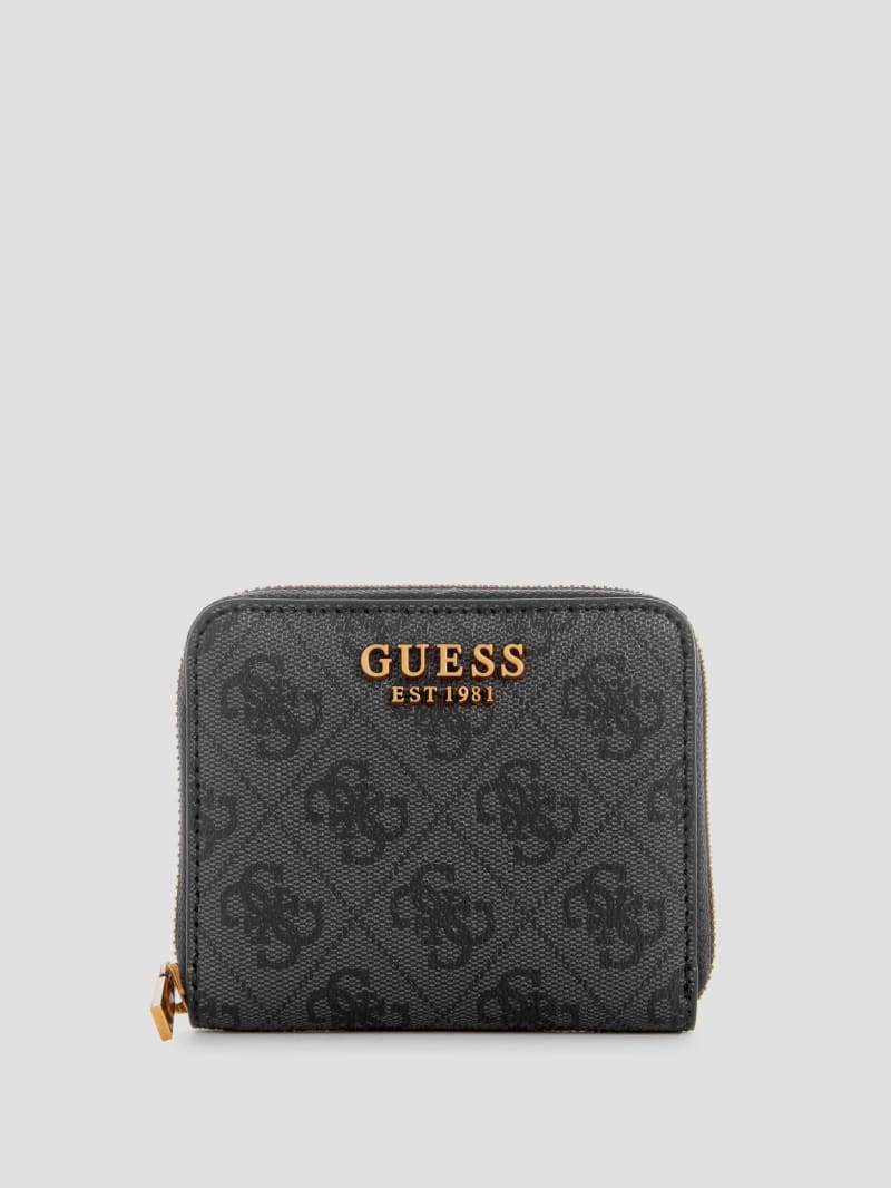 Guess Ginevra Logo Small Zip-Around Wallet - Cloud Wash Guess Ginevra Logo Small Zip-Around Wallet - Cloud Wash