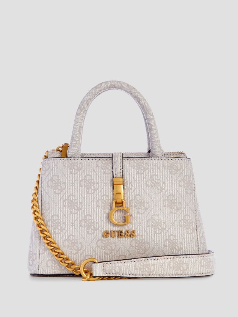 Guess James Quattro G Mini Satchel - Dove Logo Guess James Quattro G Mini Satchel - Dove Logo