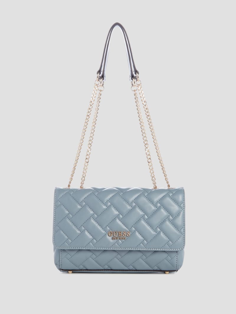 Guess Alanna Convertible Crossbody - Light Denim