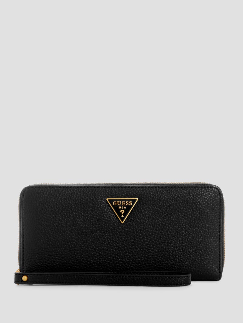 Guess Laryn Large Zip-Around Wallet - Black Guess Laryn Large Zip-Around Wallet - Black