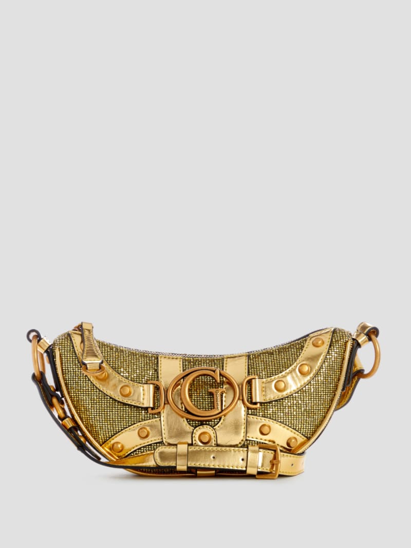 Guess Vintage Victoria Rhinestone Crossbody - Gold Guess Vintage Victoria Rhinestone Crossbody - Gold