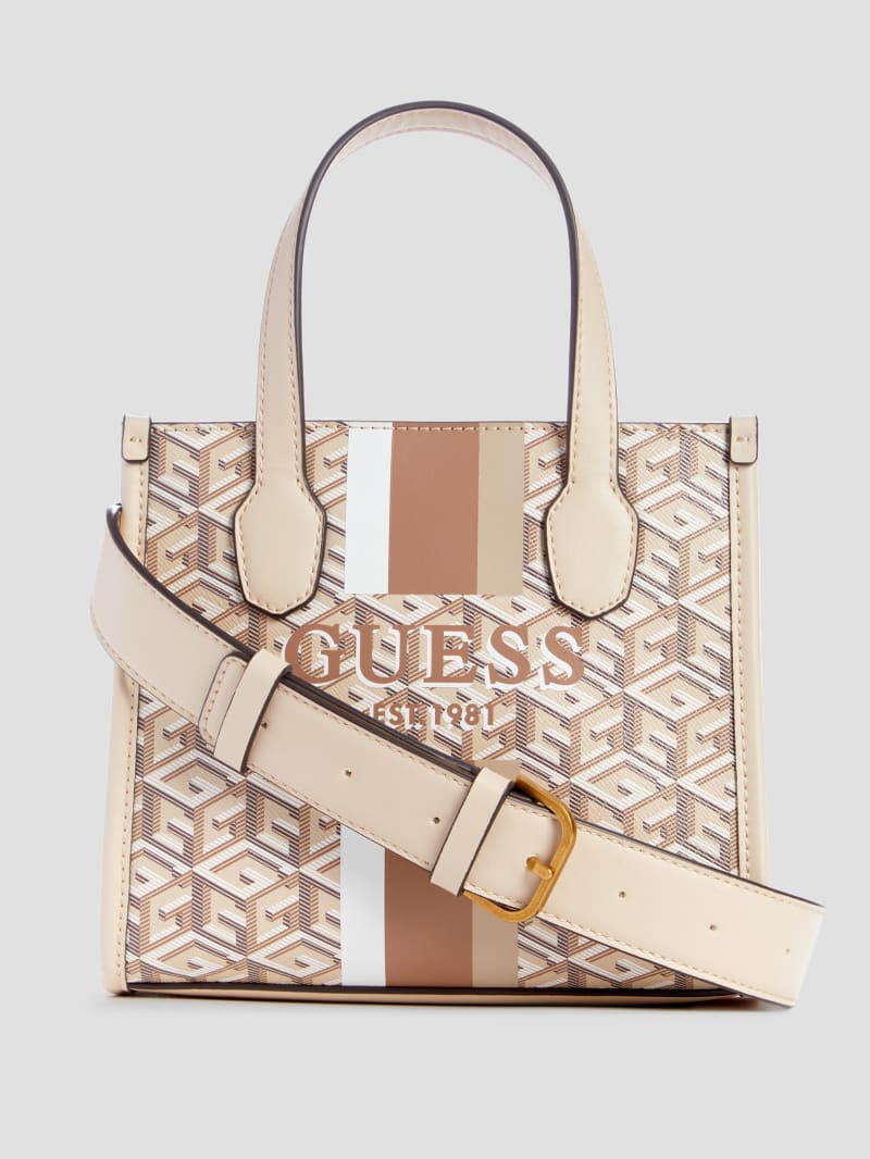 Guess Silvana Mini Totes - Saddle Guess Silvana Mini Totes - Saddle