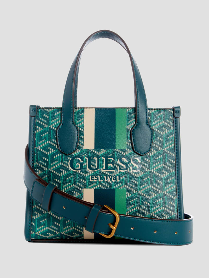 Guess Silvana Mini Totes - Hunter Logo Guess Silvana Mini Totes - Hunter Logo