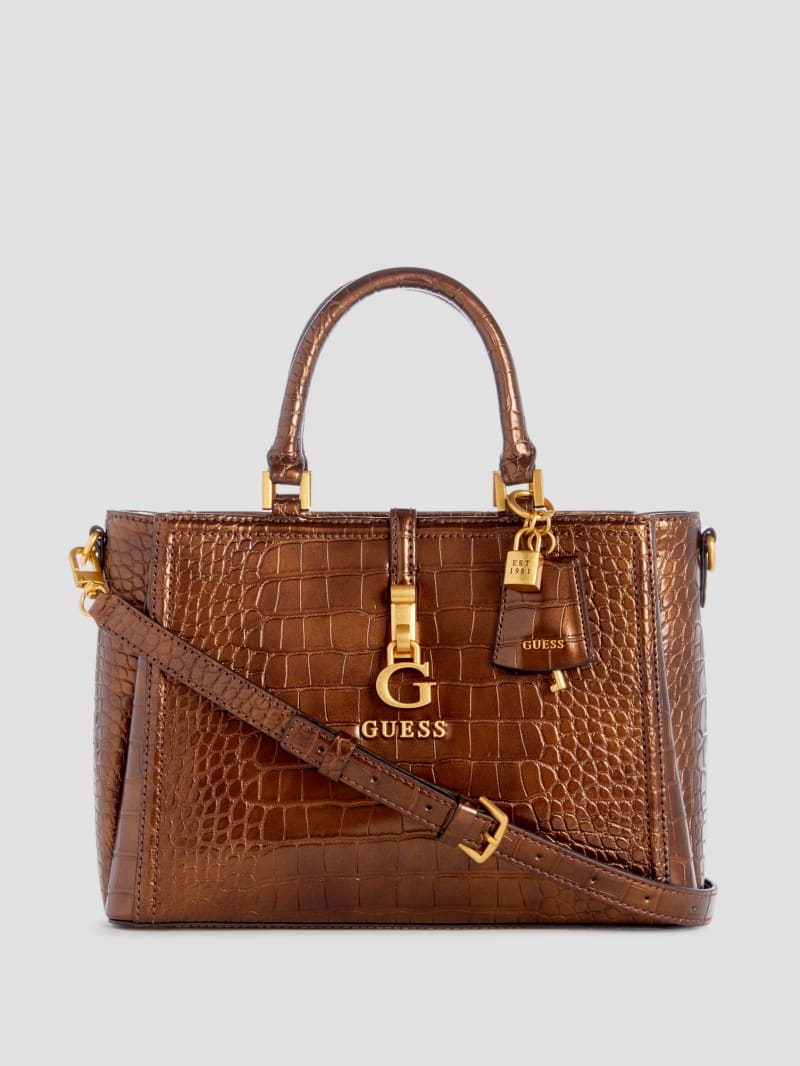 Guess James Girlfriend Satchel - Bronze Guess James Girlfriend Satchel - Bronze