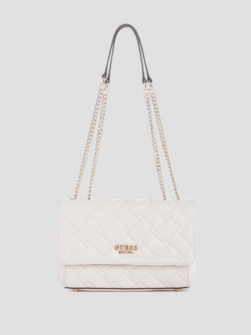 Guess Alanna Convertible Crossbody - Ivory