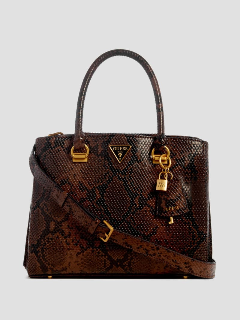 Guess Ales Girlfriend Satchel - Chocolate Guess Ales Girlfriend Satchel - Chocolate