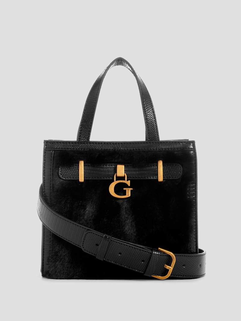 Guess Bergen Compartment Mini Tote - Black Guess Bergen Compartment Mini Tote - Black