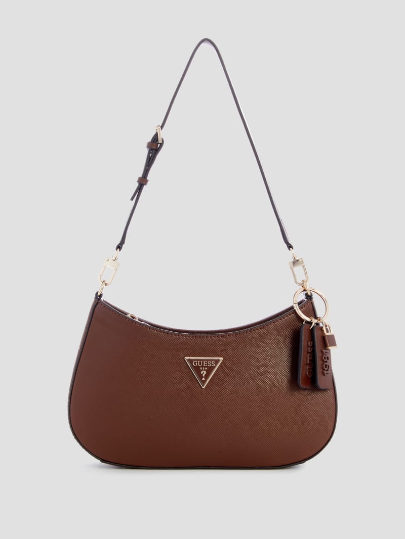 Guess Noelle Shoulder Bag - Brown Guess Noelle Shoulder Bag - Brown