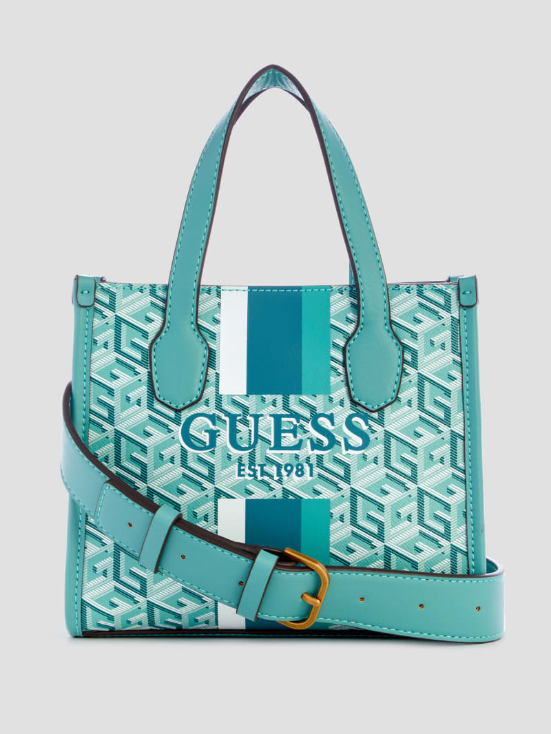 Guess Silvana Mini Totes - Trinidad Indigo Wash Guess Silvana Mini Totes - Trinidad Indigo Wash