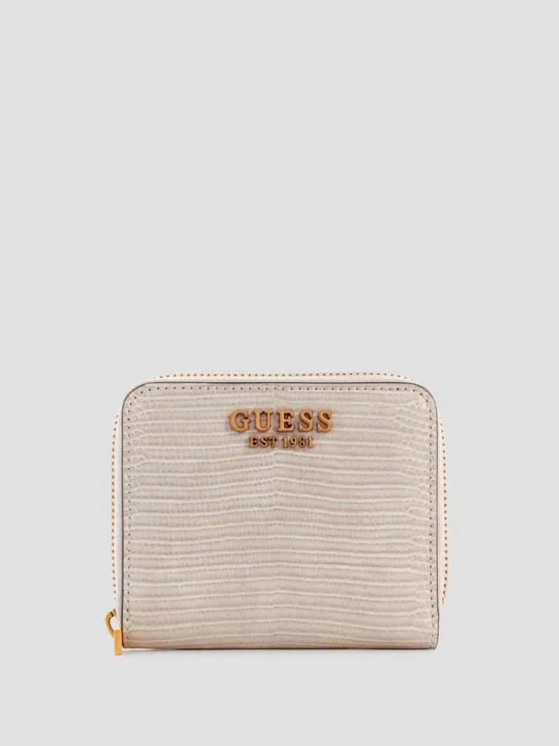 Guess Ginevra Small Zip-Around Wallet - Taupe Guess Ginevra Small Zip-Around Wallet - Taupe