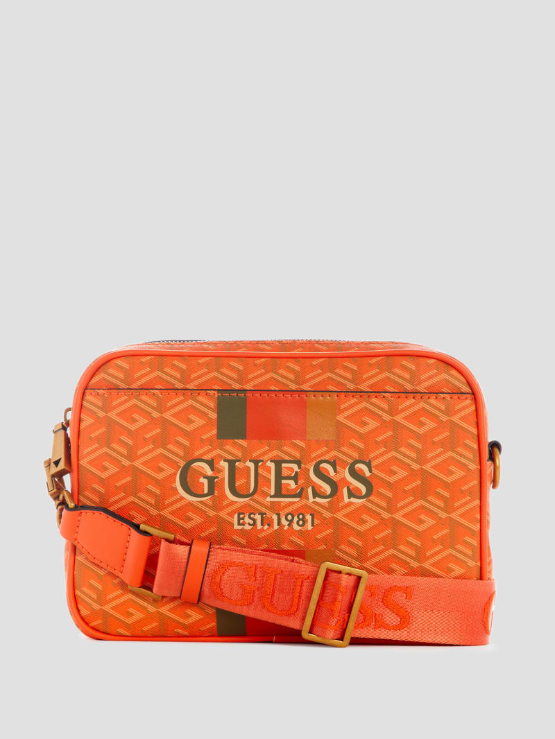 Guess Vikky Camera Bag - Orange Logo Guess Vikky Camera Bag - Orange Logo