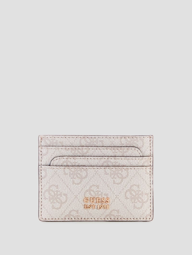 Guess Laurel Quattro G Card Holder - Dove Logo Guess Laurel Quattro G Card Holder - Dove Logo