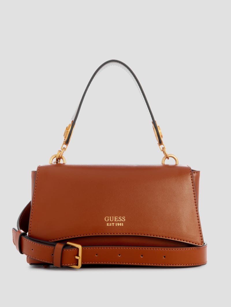 Guess Masie Top Handle Crossbody - Cognac Guess Masie Top Handle Crossbody - Cognac