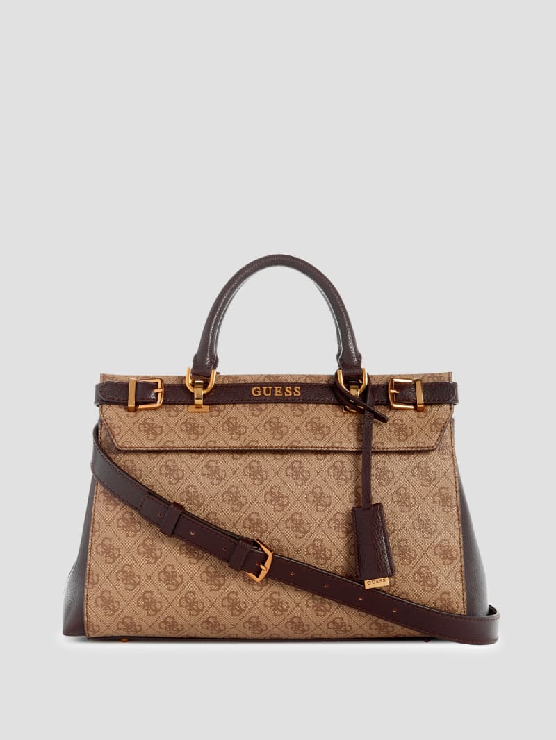 Guess Sestri Quattro G Luxury Satchel - Light Vintage Guess Sestri Quattro G Luxury Satchel - Light Vintage