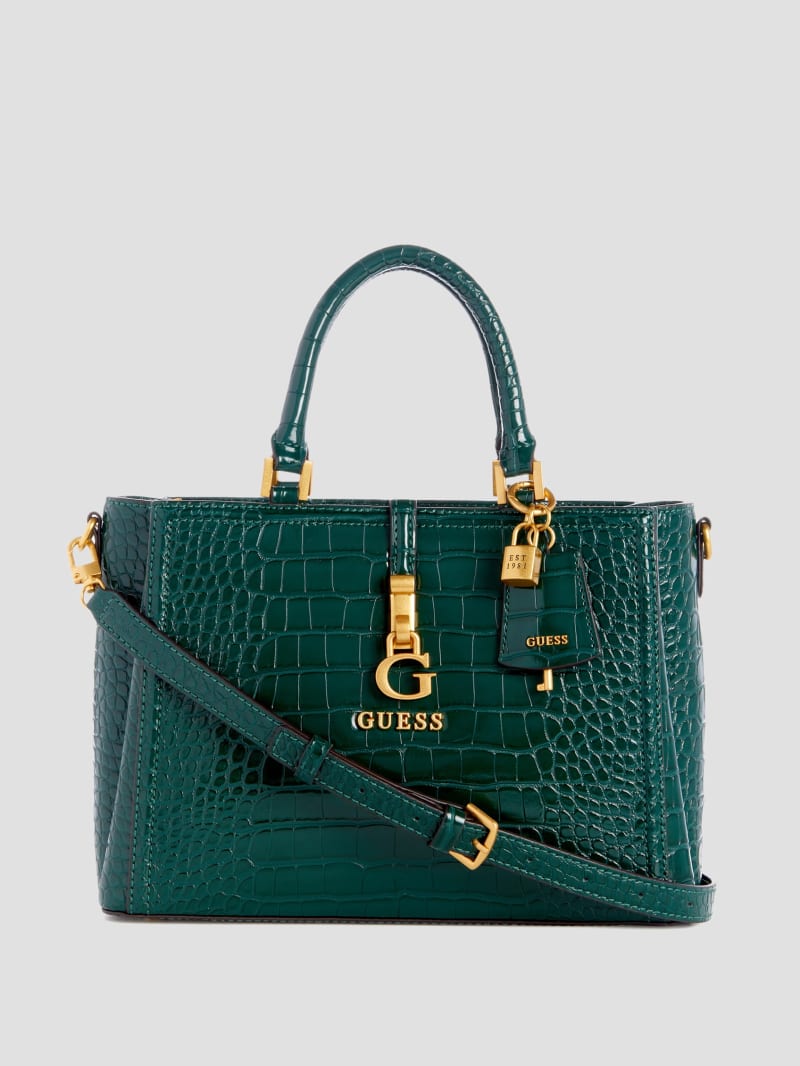 Guess James Girlfriend Satchel - Forest Green Guess James Girlfriend Satchel - Forest Green