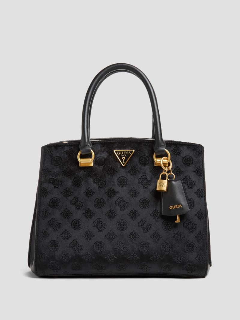 Guess Ales Girlfriend Satchel - Black Guess Ales Girlfriend Satchel - Black