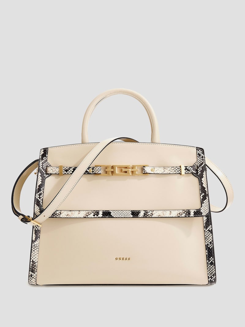 Guess Cristina Medium Leather Satchel - Multi Guess Cristina Medium Leather Satchel - Multi