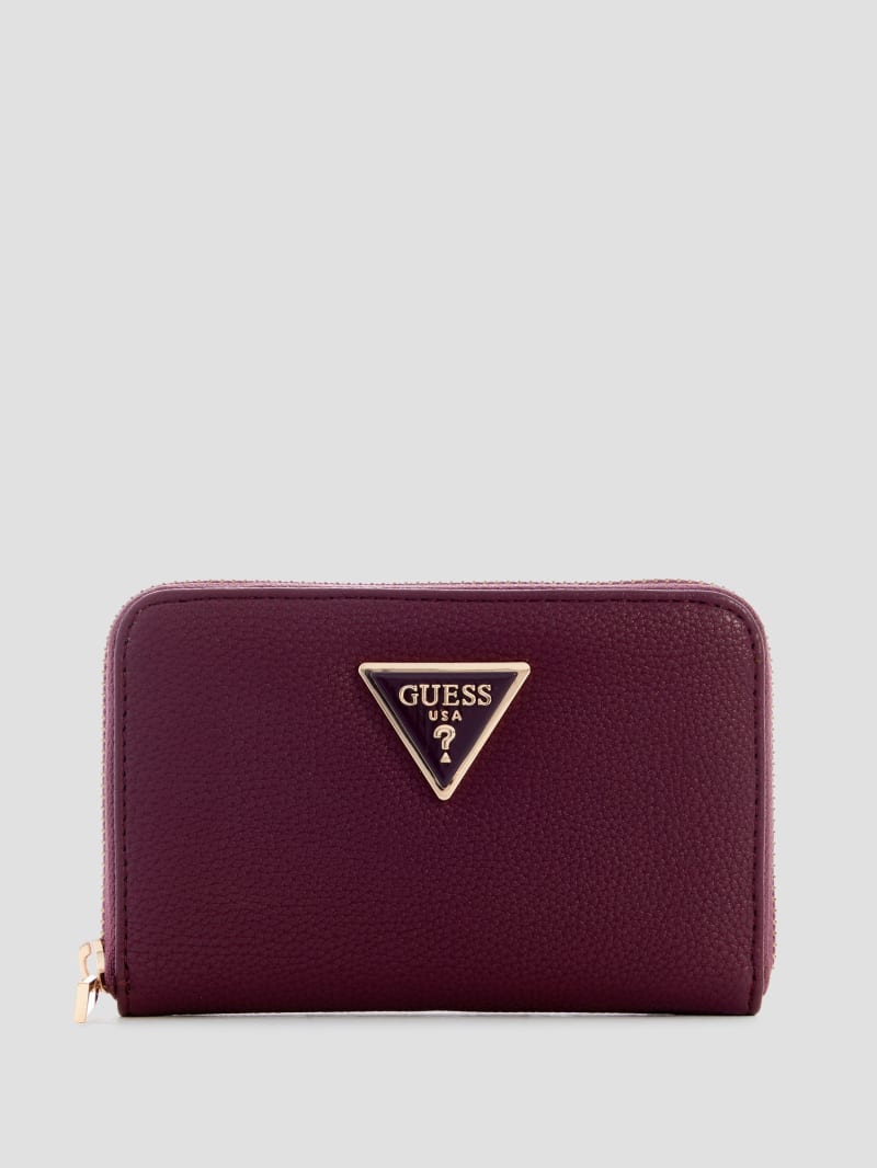 Guess Meridian Medium Zip-Around Wallet - Amethyst Guess Meridian Medium Zip-Around Wallet - Amethyst
