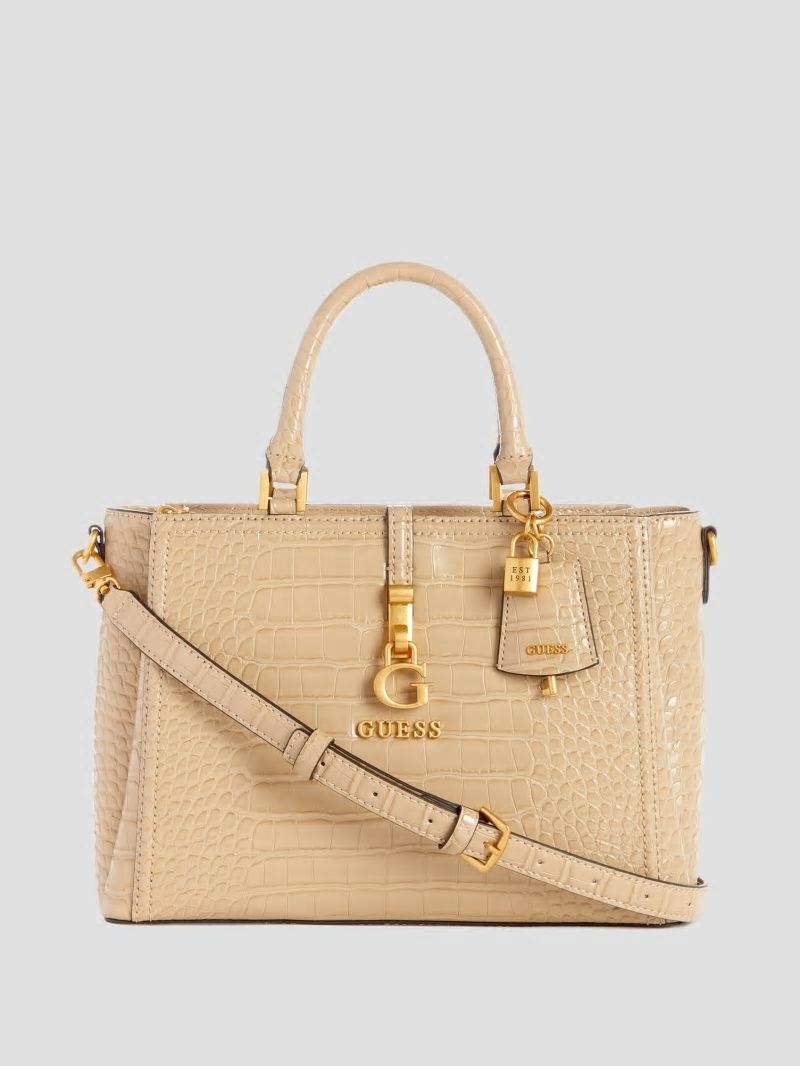 Guess James Girlfriend Satchel - Taupe Guess James Girlfriend Satchel - Taupe