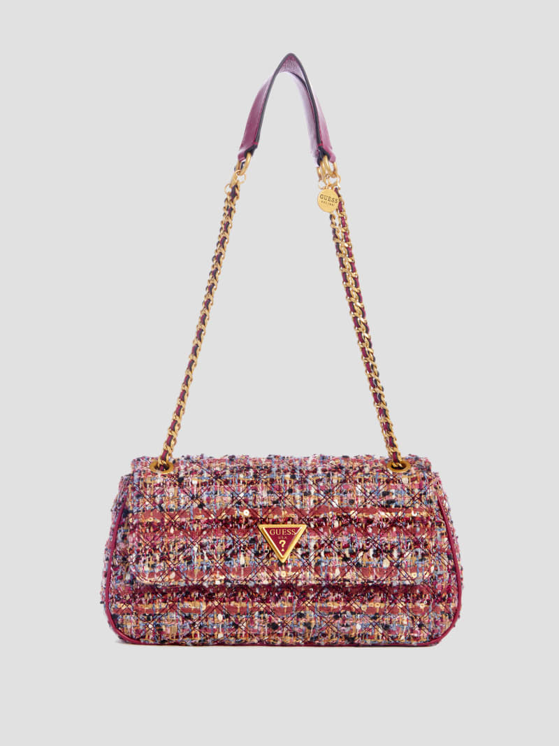 Guess Giully Convertible Crossbody - Purple Multi Guess Giully Convertible Crossbody - Purple Multi