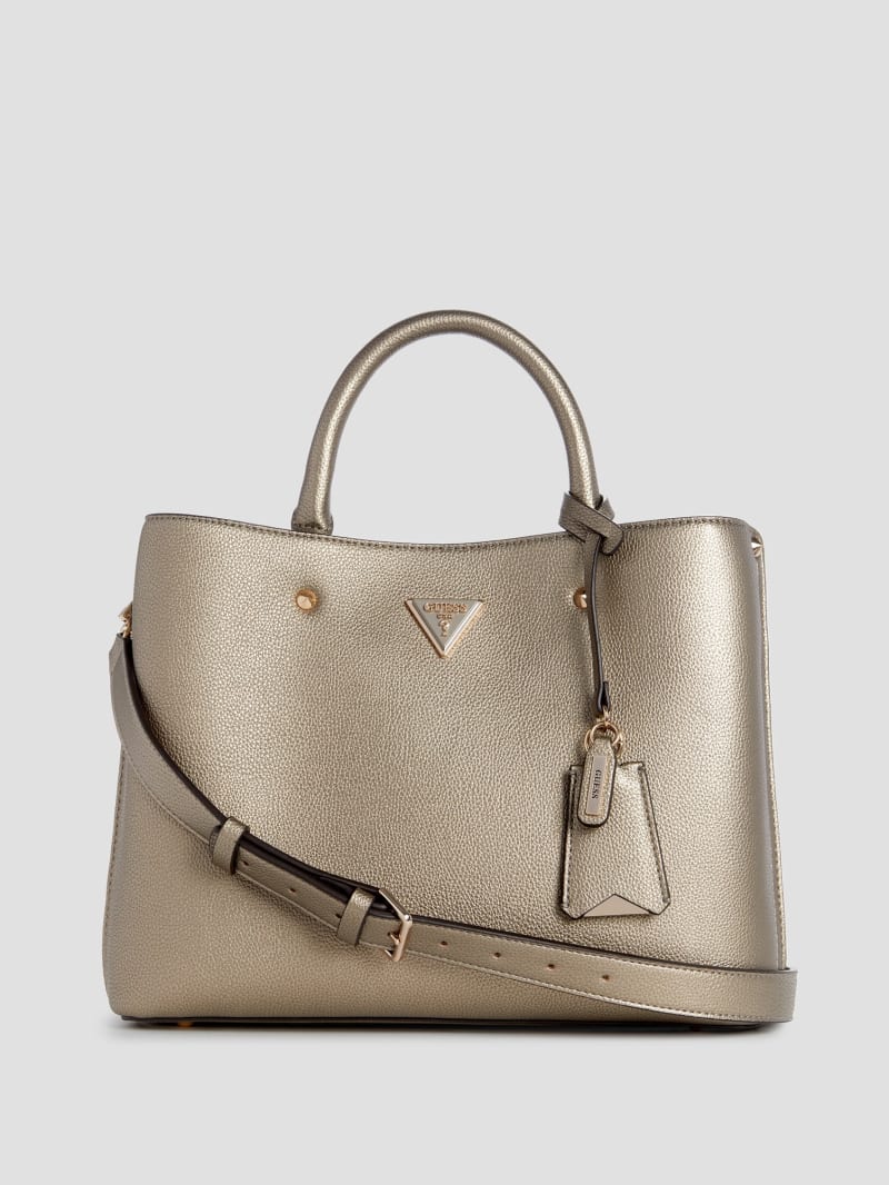 Guess Meridian Girlfriend Satchel - Pewter Guess Meridian Girlfriend Satchel - Pewter