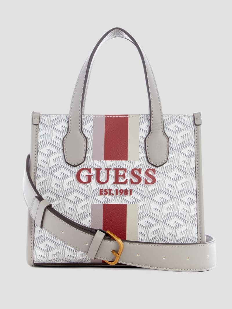Guess Silvana Mini Totes - Steel Guess Silvana Mini Totes - Steel