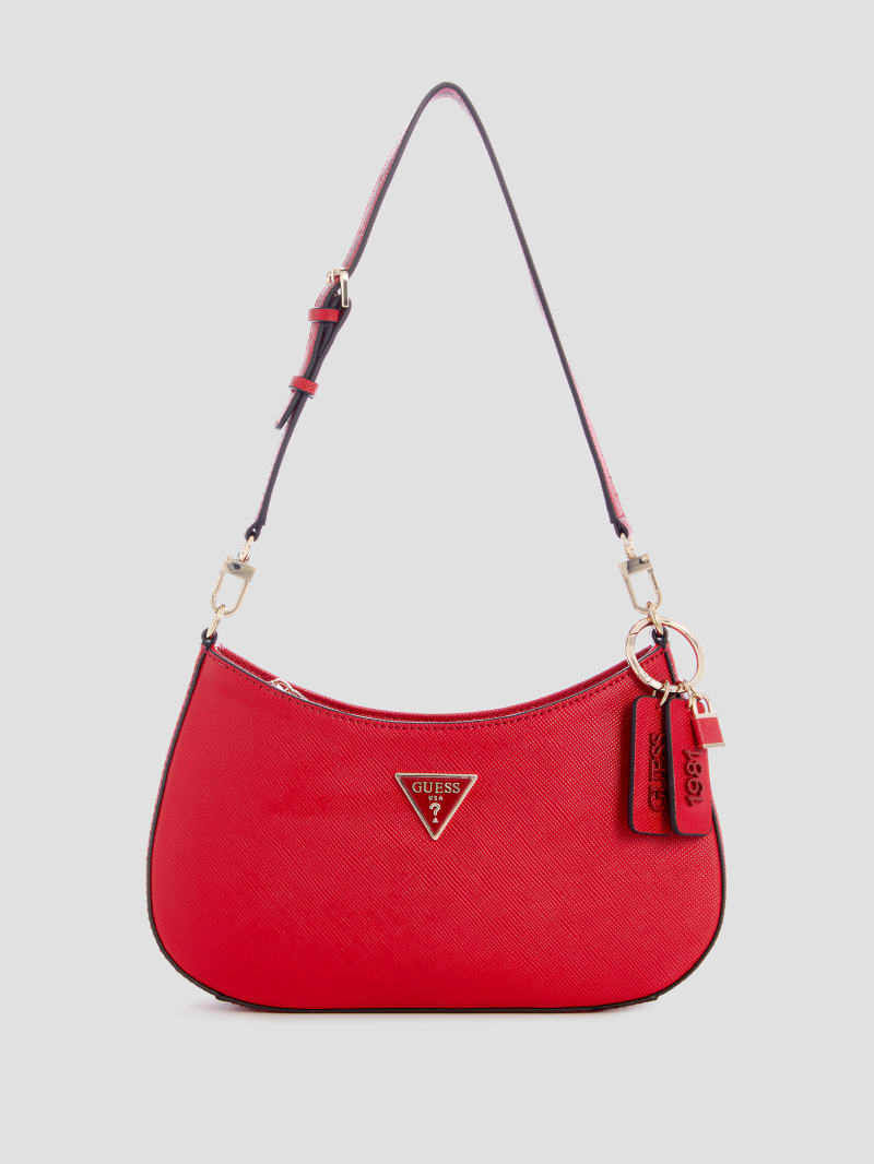 Guess Noelle Shoulder Bag - Red Guess Noelle Shoulder Bag - Red