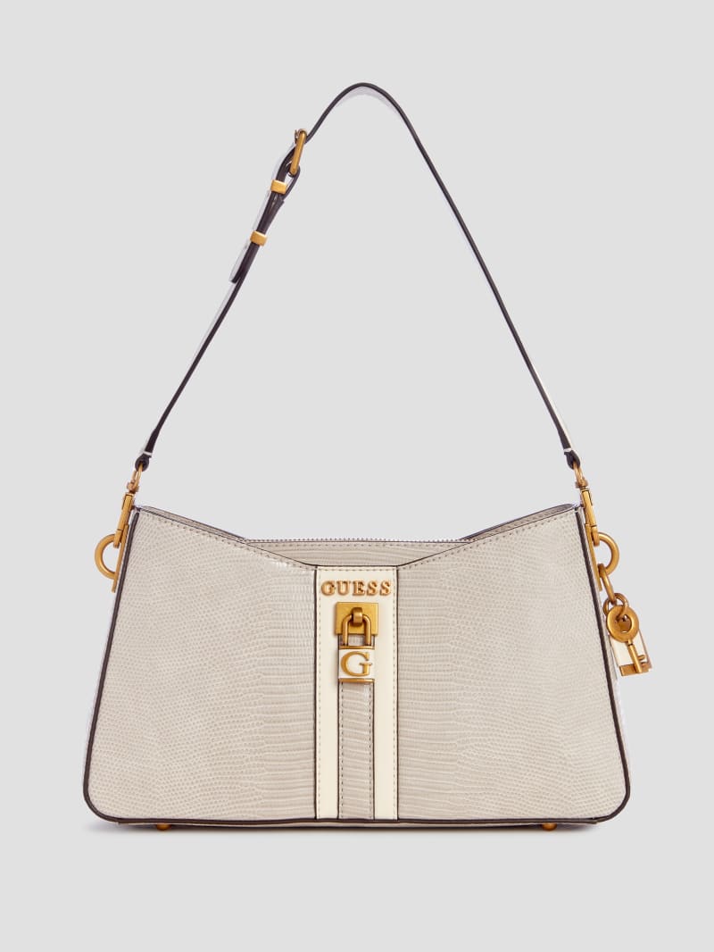 Guess Ginevra Elite Shoulder Bag - Taupe Guess Ginevra Elite Shoulder Bag - Taupe