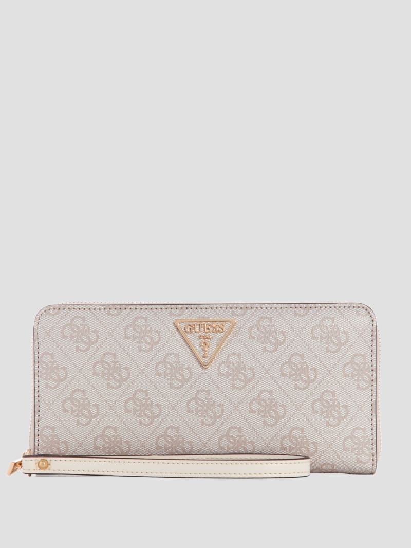 Guess Laurel Large Zip-Around Wallet - Dove Logo Guess Laurel Large Zip-Around Wallet - Dove Logo