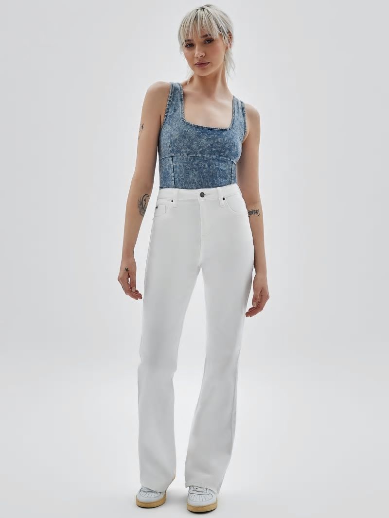 Guess GUESS Originals Kit Bootcut Jeans - Go Aged White Wash Guess GUESS Originals Kit Bootcut Jeans - Go Aged White Wash