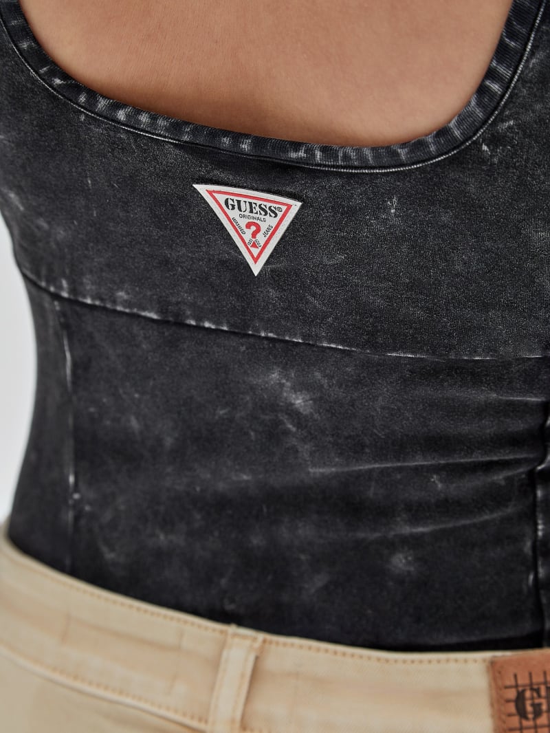 Guess GUESS Originals Washed Bodysuit - Jet Black Multi Guess GUESS Originals Washed Bodysuit - Jet Black Multi