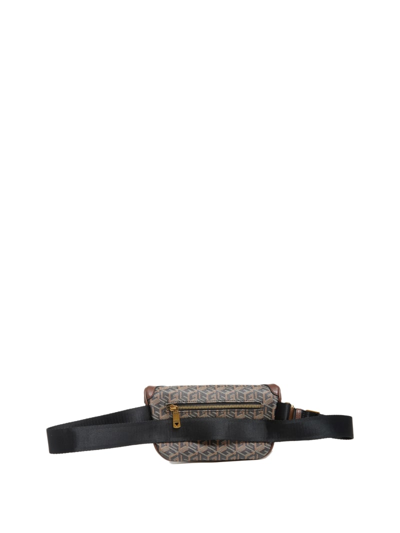 Guess Ederlo Compact Belt Bag - Black Floral Print Guess Ederlo Compact Belt Bag - Black Floral Print