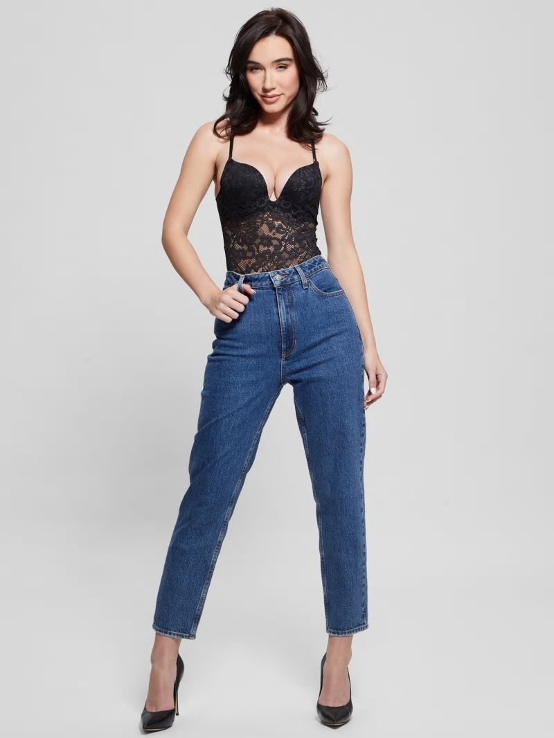 Guess Linda Lace Bodysuit - Black Guess Linda Lace Bodysuit - Black