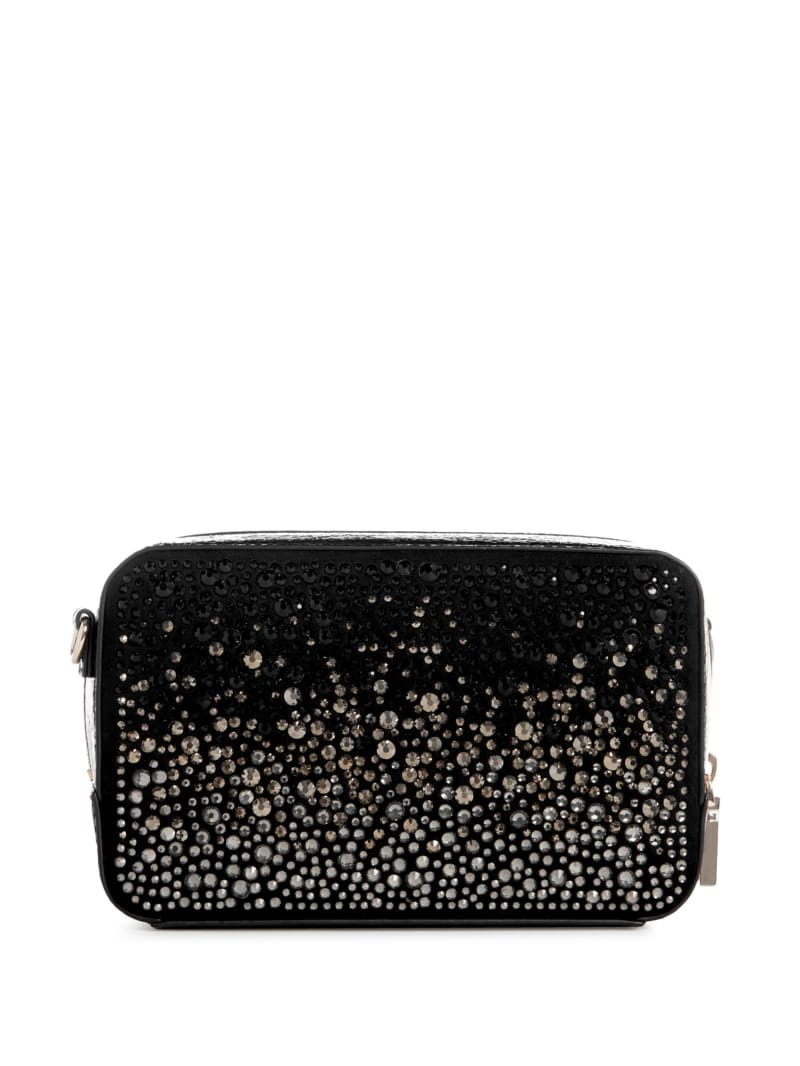 Guess Lua Rhinestone Mini Crossbody - Black Guess Lua Rhinestone Mini Crossbody - Black