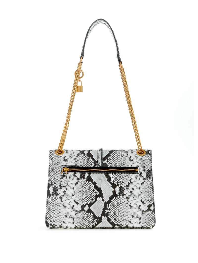 Guess James Python Convertible Bag - White Guess James Python Convertible Bag - White