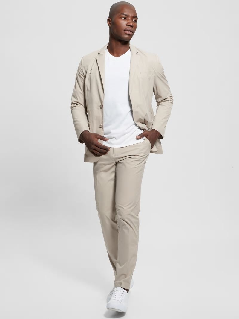 Guess Tech-Stretch Chino Pants - Pasadena Stone Guess Tech-Stretch Chino Pants - Pasadena Stone