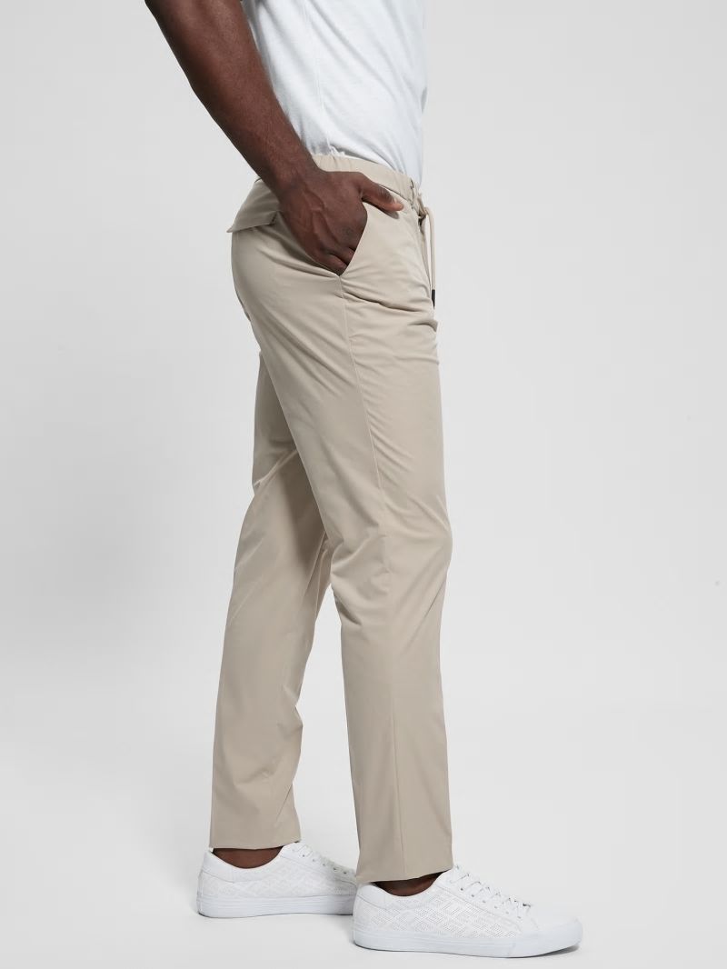 Guess Tech-Stretch Chino Pants - Pasadena Stone Guess Tech-Stretch Chino Pants - Pasadena Stone