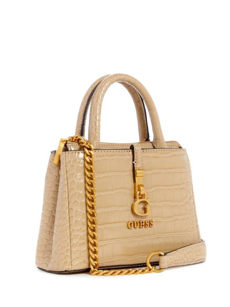 Guess G James Mini Satchel - Taupe Guess G James Mini Satchel - Taupe
