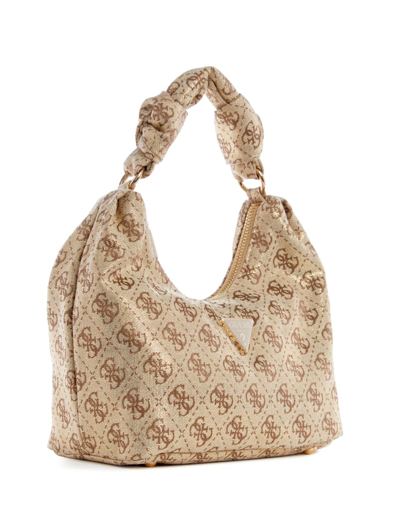 Guess Velina Quattro G Hobo Bag - Monogram Wash Guess Velina Quattro G Hobo Bag - Monogram Wash