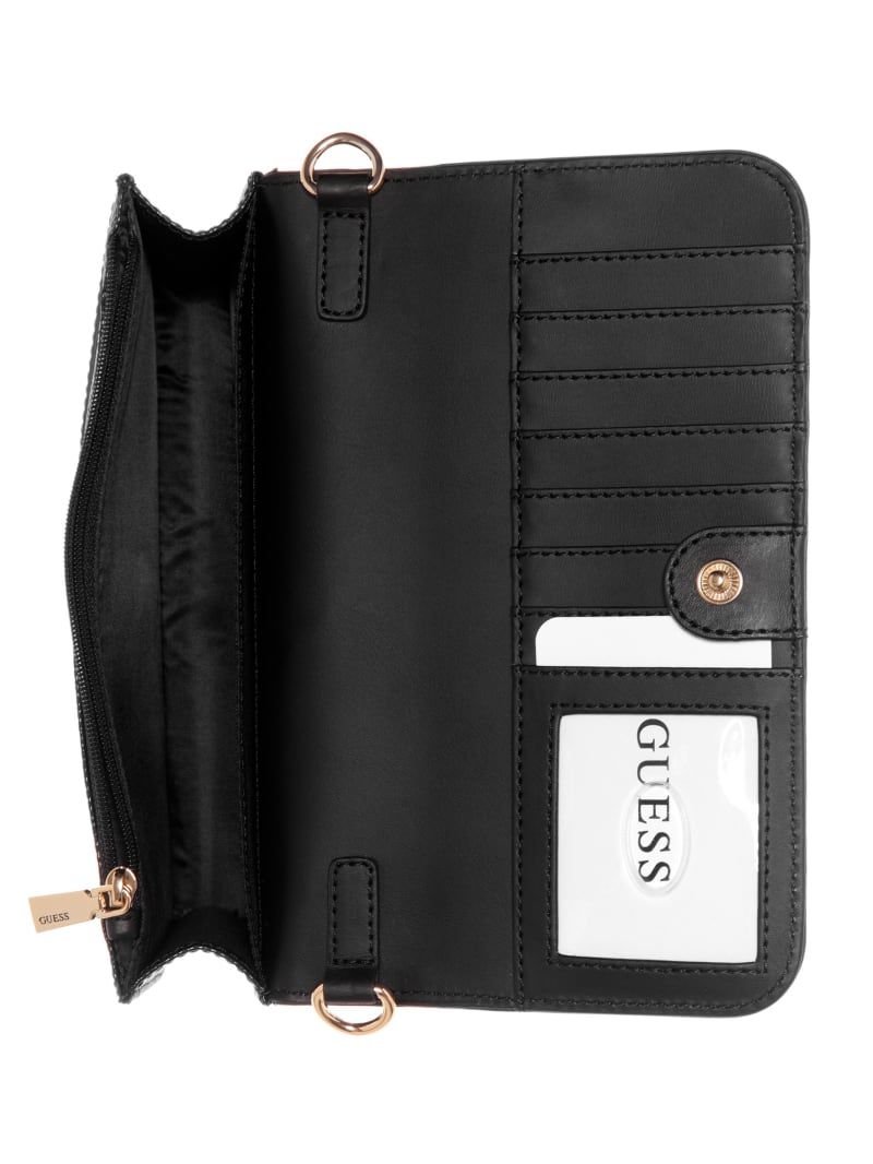Guess James Quattro G Crossbody Organizer Wallet - Cloud Wash Guess James Quattro G Crossbody Organizer Wallet - Cloud Wash
