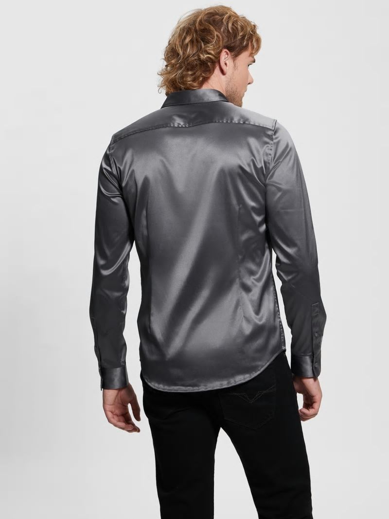Guess Long-Sleeve Regal Shirt - Magnetic Multi Guess Long-Sleeve Regal Shirt - Magnetic Multi