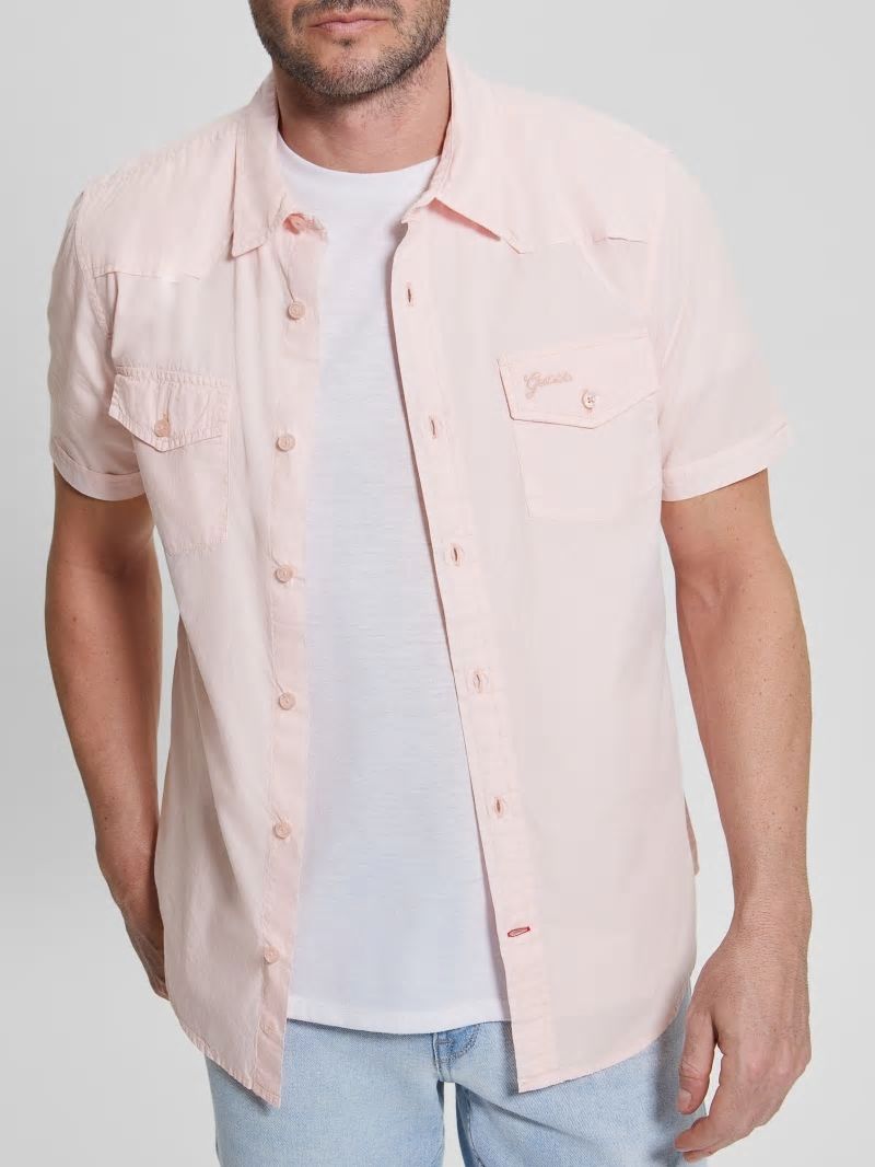 Guess Nottingham Shirt - Blush Cotton Guess Nottingham Shirt - Blush Cotton
