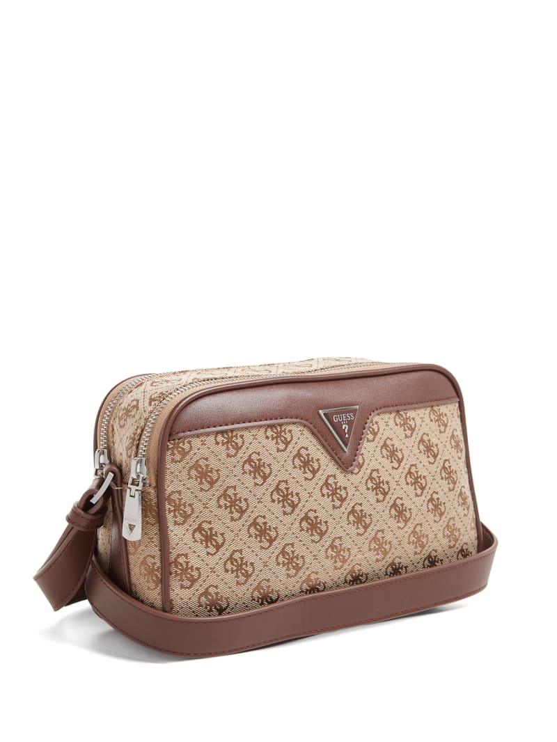 Guess Vezzola Jacquard Camera Bag - Bamboo Guess Vezzola Jacquard Camera Bag - Bamboo