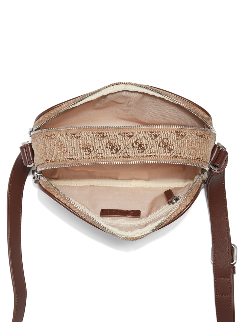 Guess Vezzola Jacquard Camera Bag - Bamboo Guess Vezzola Jacquard Camera Bag - Bamboo