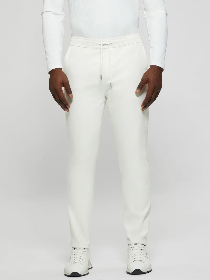 Guess Eco Drawstring Denim Trousers - Rinsed Natural Guess Eco Drawstring Denim Trousers - Rinsed Natural