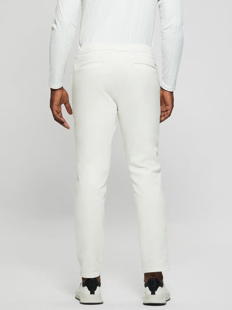 Guess Eco Drawstring Denim Trousers - Rinsed Natural Guess Eco Drawstring Denim Trousers - Rinsed Natural